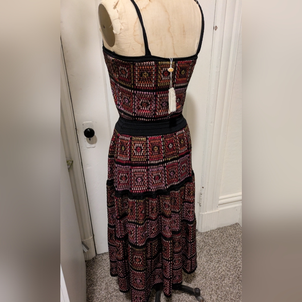 Cecilia Prado Crochet Midi Dress Anthropologie NWT Medium Knitted - Picture 4 of 8